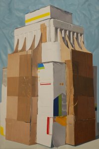 16. Laurent RABIER - Monument - huile sur toile 2009, 80 x 130 (...)