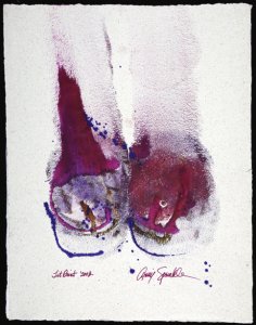 11. Annie SPRINKLE (1954-Us) - Tit Print (untitled) - 2003 - Peinture aux (...)