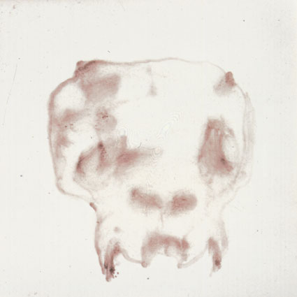 14. Charley CASE - Dessin -Goat skull - 2002 - Azulejos - 15 x 15 (...)