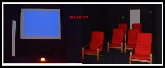 14. EXPRMNTL galerie - Vue Vidéobox - 1er étage.