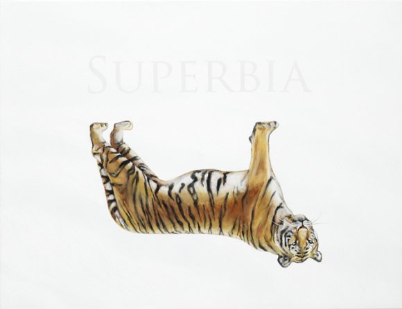 08. Natacha MERCIER - Superbia I - peinture acrylique mate sur toile - 89 x (...)