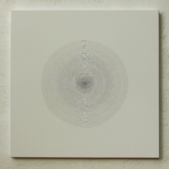 07. Susanna LEHTINEN - QUANTUS FIRMUS 4 ink on canvas 80x80 cm (...)